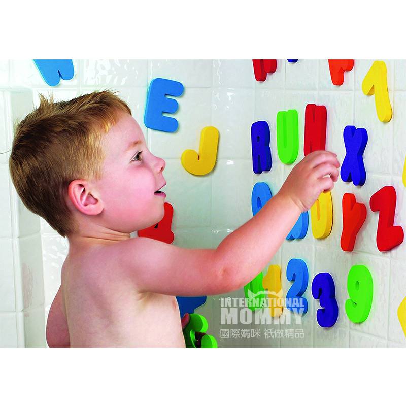 Munchkin American Baby Alfanumeric Bath Flash Card Versi Luar Negeri