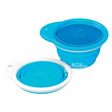 Munchkin American Baby Mangkuk Lipat Silikon Portabel Versi Luar Neger...