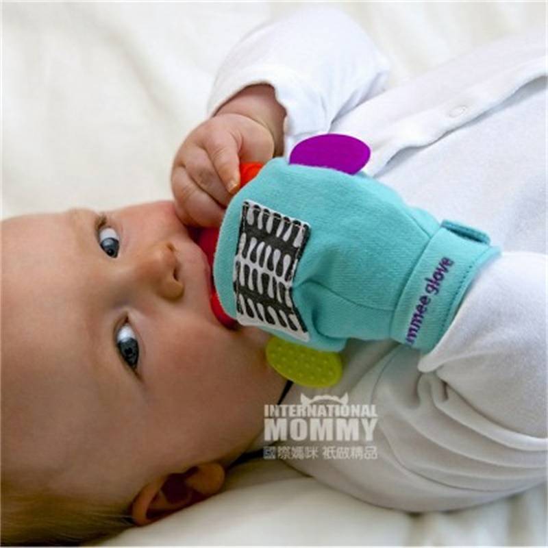 Gummee Sarung Tangan Bayi Teether Edisi Luar Negeri