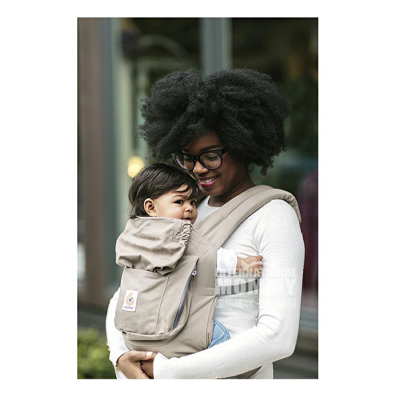 Ergobaby Amerika Ergobaby 0-4 tahun bayi empat musim universal kapas pelukan bayi pembawa BCANEUTRAL versi luar negeri