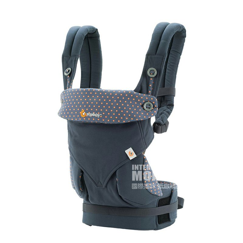 Ergobaby Ergobaby 0-3 tahun bayi empat musim universal cotton hug baby carrier BC360ABLU versi luar negeri