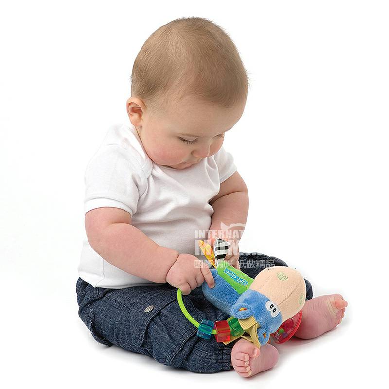 Playgro Australia Playgro Keledai Kecil Bubut Gantung Bel Gigi Multifungsi Mainan Versi Luar Negeri