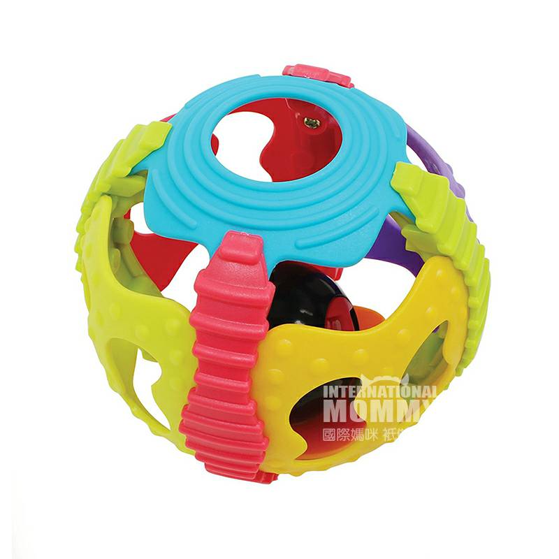 Playgro Australia Playgro bayi bola karet genggam serbaguna versi luar negeri
