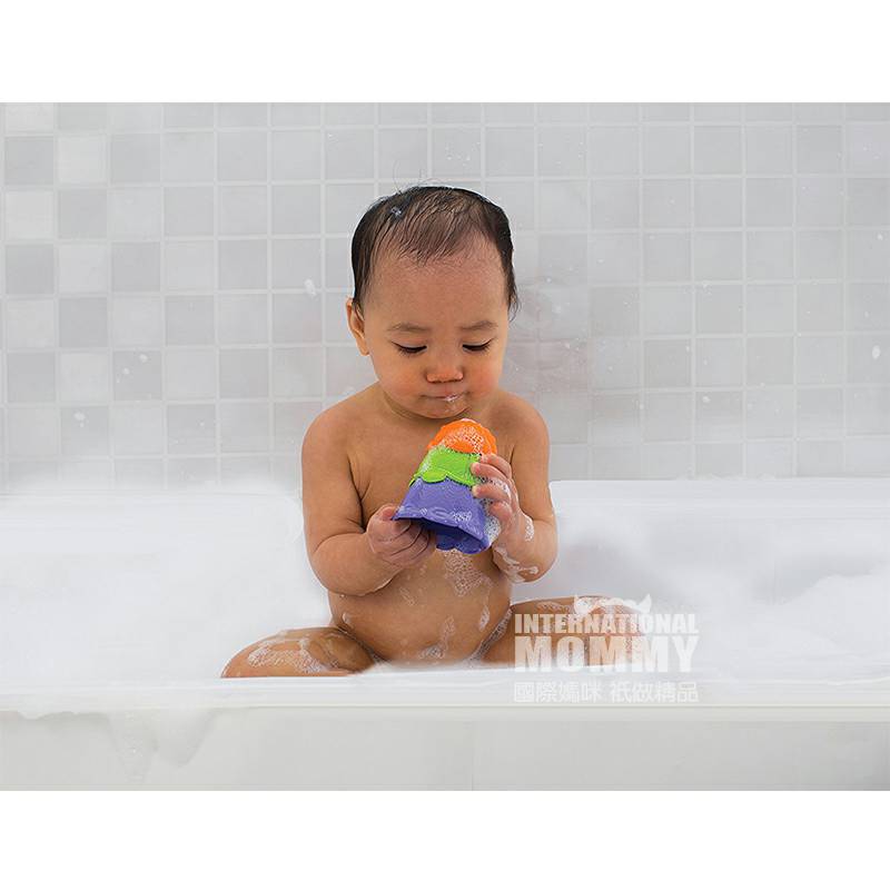 Playgro Australia Playgro Baby Turtle Bath Toy Set Edisi Luar Negeri