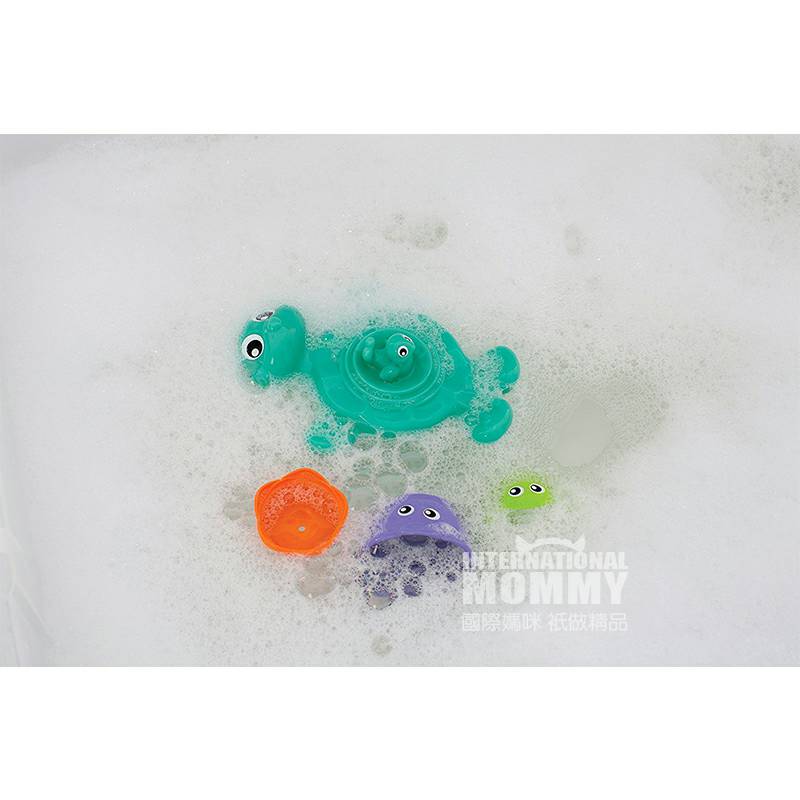 Playgro Australia Playgro Baby Turtle Bath Toy Set Edisi Luar Negeri