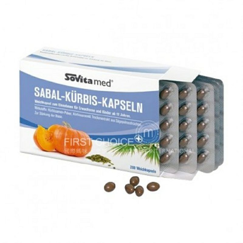 Sovita jerman kapsul esensi benih labu versi luar negeri