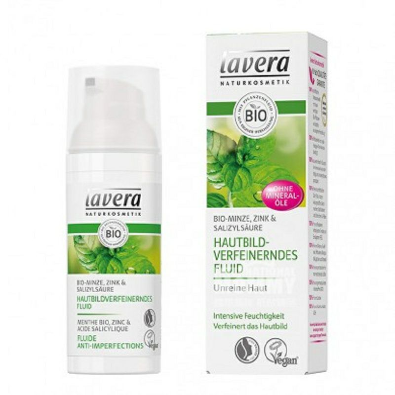 Lavera Organik Jerman Emulsi Pori Mint halus Edisi Luar Laut