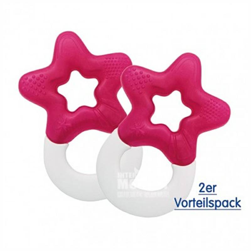Dentistar Jerman Dentistar baby teether gel berbentuk bintang yang menenangkan * 2 versi luar negeri