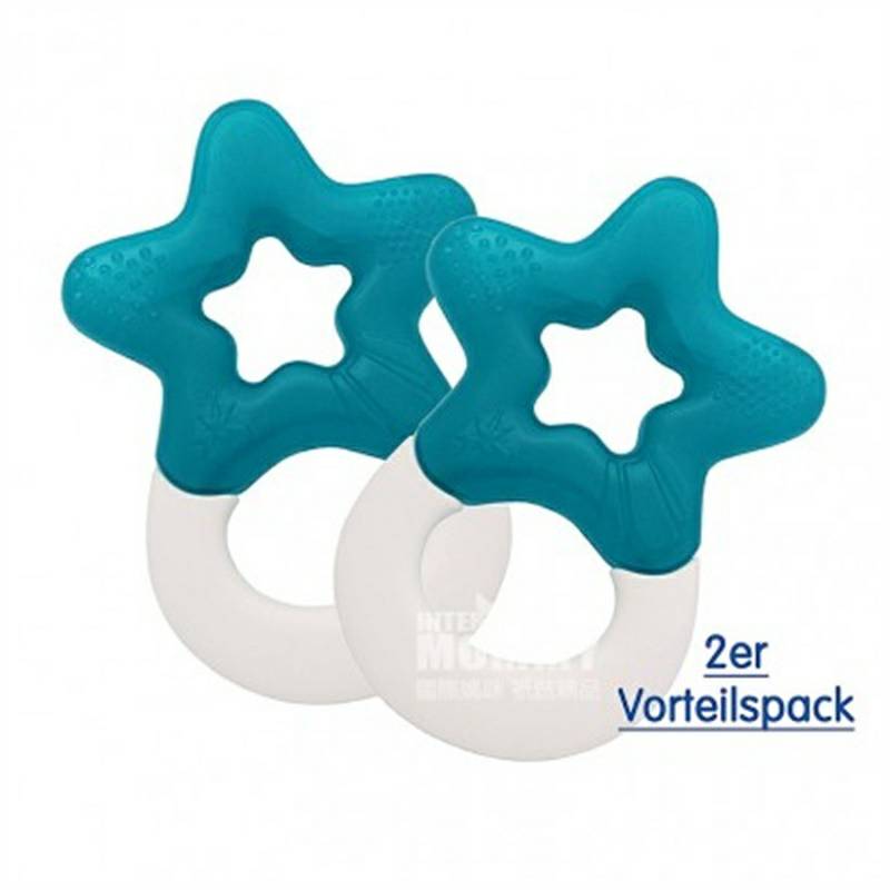 Dentistar Jerman Dentistar baby teether gel berbentuk bintang yang menenangkan * 2 versi luar negeri