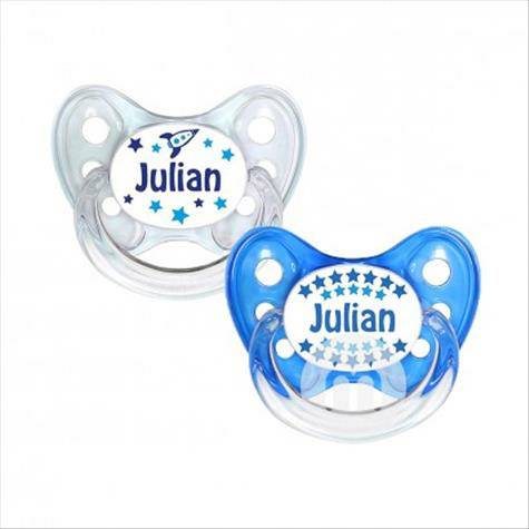Dentistar Jerman Dentistar Baby Blue Dot 2 Pack 0-6 Bulan Versi Luar N...
