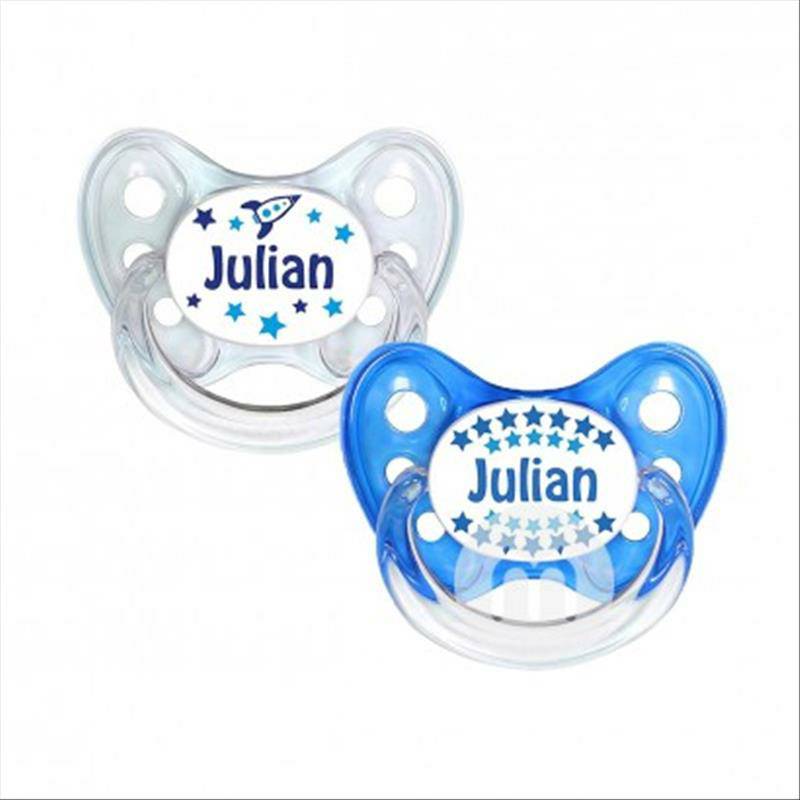 Dentistar Jerman Dentistar Baby Blue Dot 2 Pack 0-6 Bulan Versi Luar Negeri