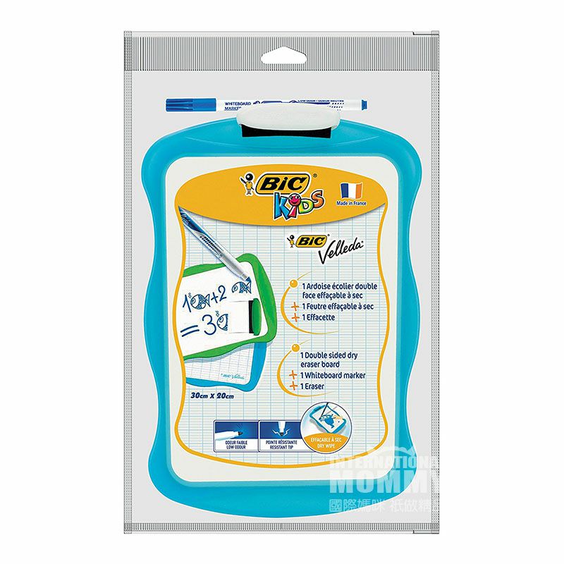 BIC KIDS Bayi Perancis belajar dua sisi papan putih versi luar negeri