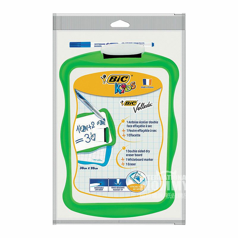 BIC KIDS Bayi Perancis belajar dua sisi papan putih versi luar negeri