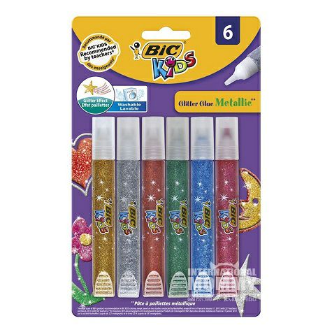 BIC KIDS 6 potongan lip kilat dibuat oleh DIY di Perancis