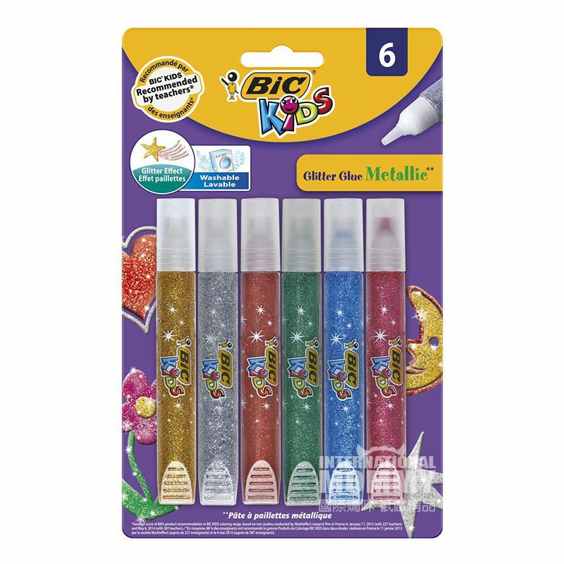 BIC KIDS 6 potongan lip kilat dibuat oleh DIY di Perancis