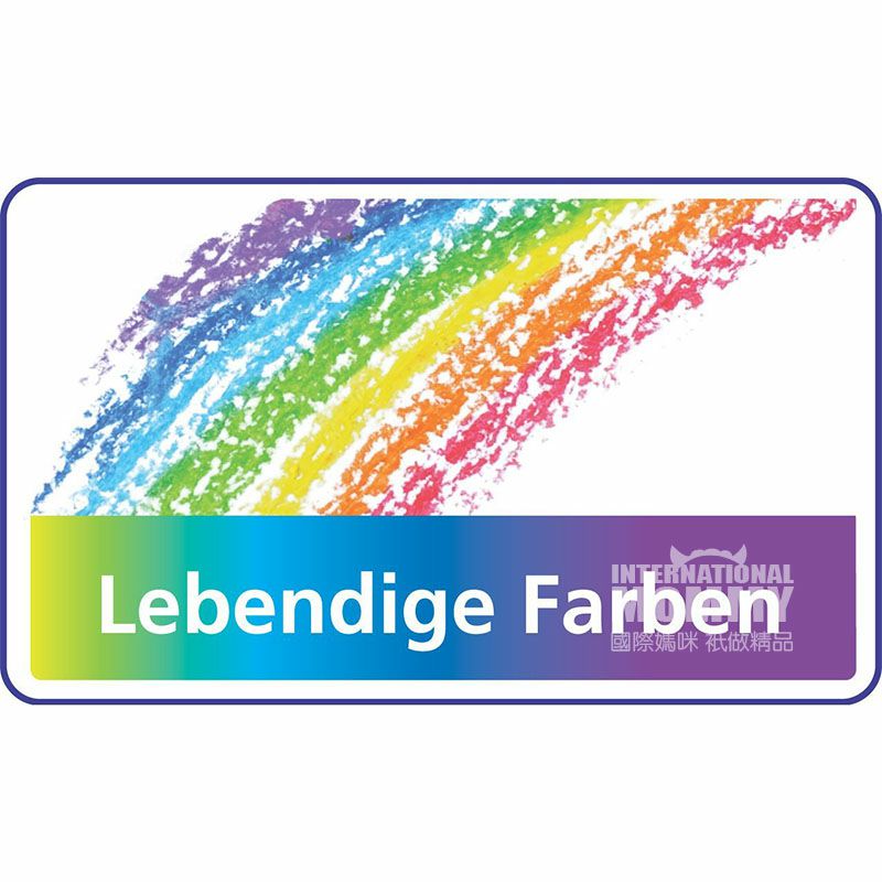 BIC KIDS Graffiti 24 warna krayon bayi Perancis yang tidak beracun dan berasa di bawah 3 tahun versi luar negeri