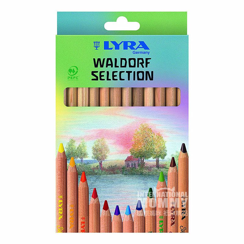 LYRA Jerman lukisan pensil warna batang besar tebal 12 pensil warna edisi luar negeri