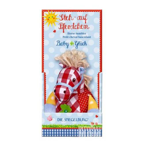 DIE SPIEGELBURG Jerman DIE SPIEGELBURG pony tumbler boneka yang menenangkan versi luar negeri