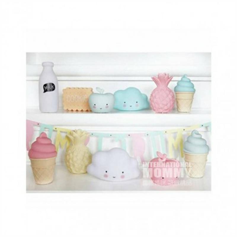 A Little Lovely Company Dutch Apple Shaped Night Light Overseas Edition