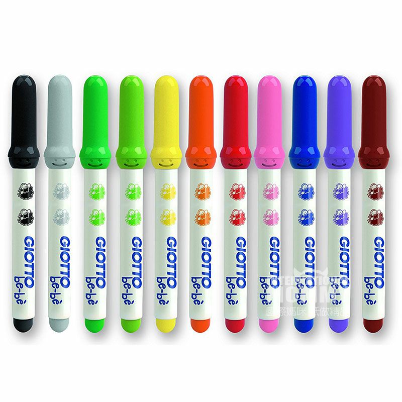 GIOTTO Italia GIOTTO bayi batang tebal khusus yang super dicuci cat air pena 12 paket versi luar negeri