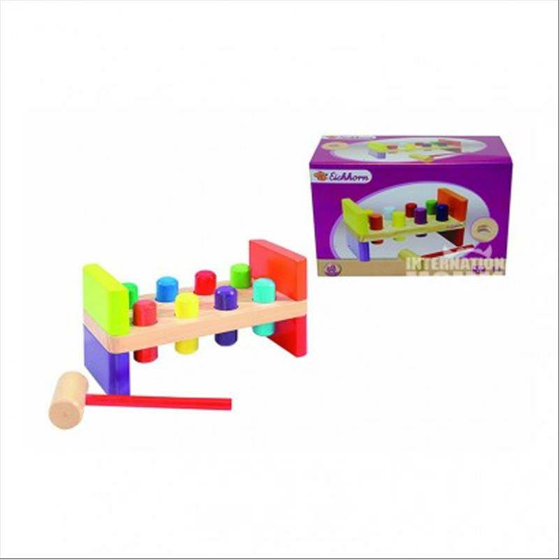 Eichhorn Jerman mainan bayi piling meja kayu versi luar negeri