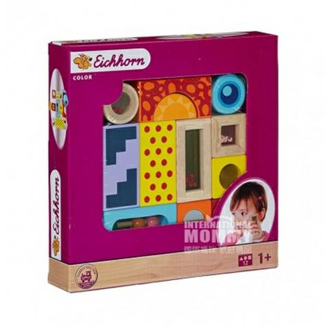 Eichhorn Blok suara anak-anak kayu Jerman versi luar negeri