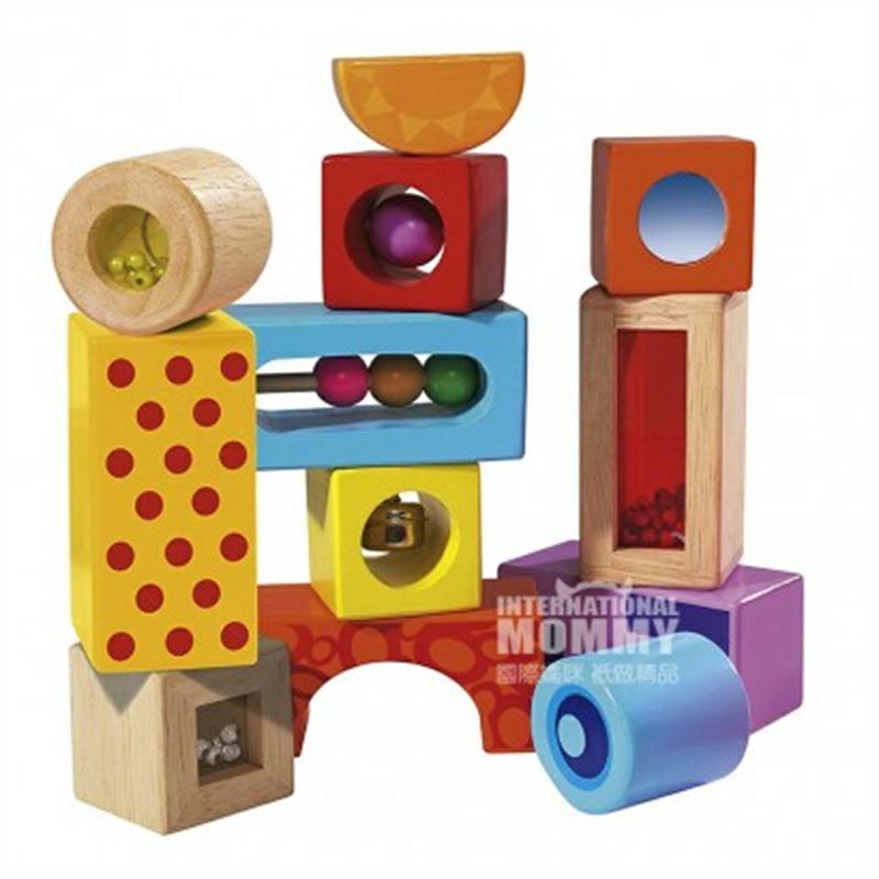 Eichhorn Blok suara anak-anak kayu Jerman versi luar negeri