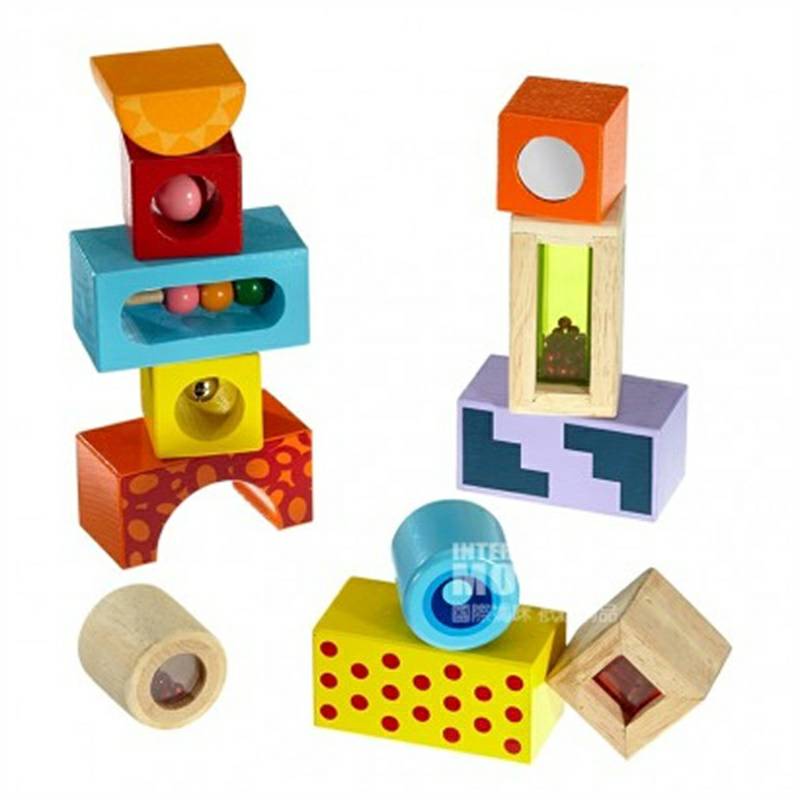 Eichhorn Blok suara anak-anak kayu Jerman versi luar negeri