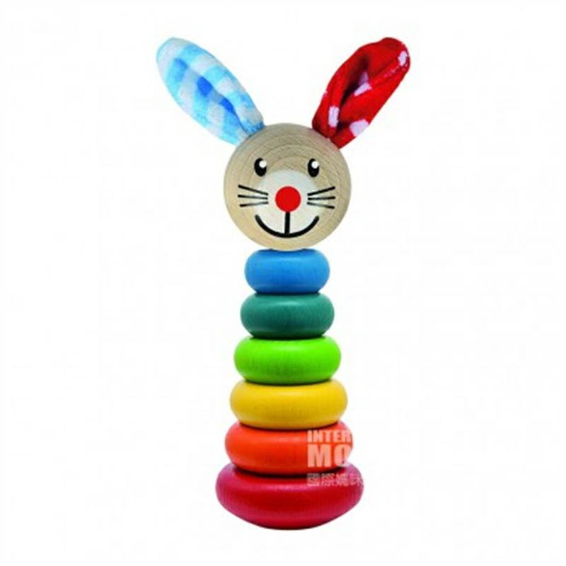 Eichhorn plug mainan kayu anak-anak Jerman edisi luar negeri