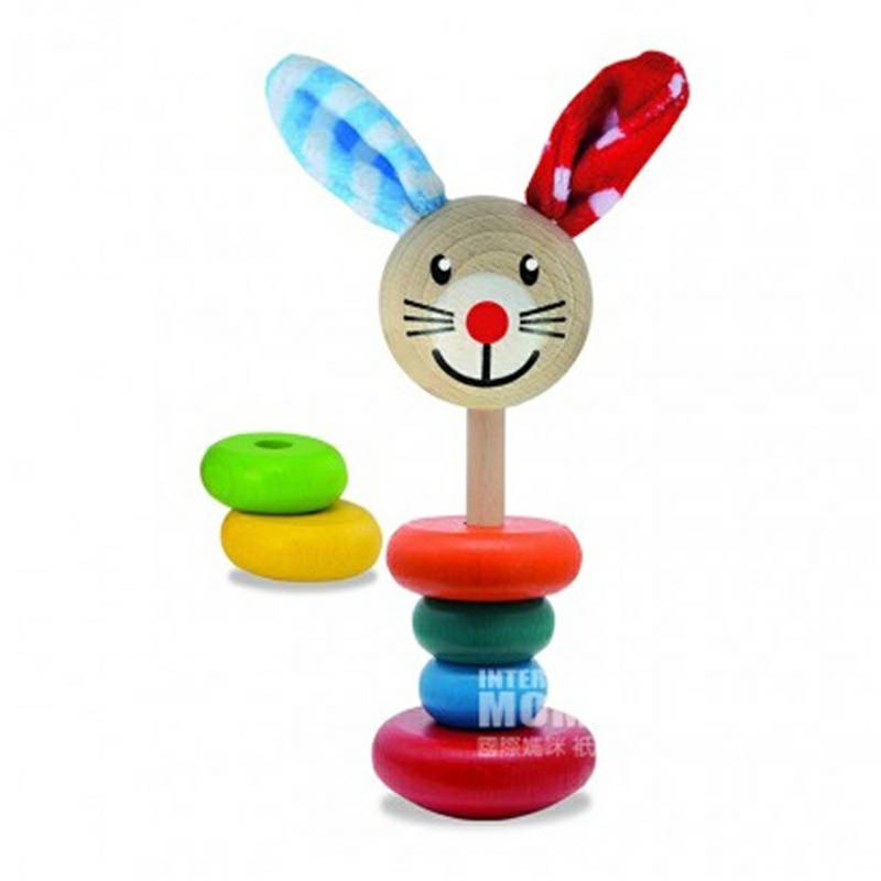 Eichhorn plug mainan kayu anak-anak Jerman edisi luar negeri