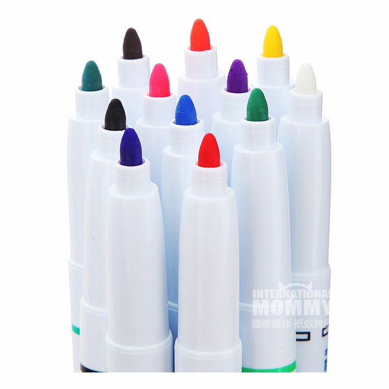 GIOTTO Italia GIOTTO logam kaca keramik pena cat air plastik 12 warna edisi luar negeri