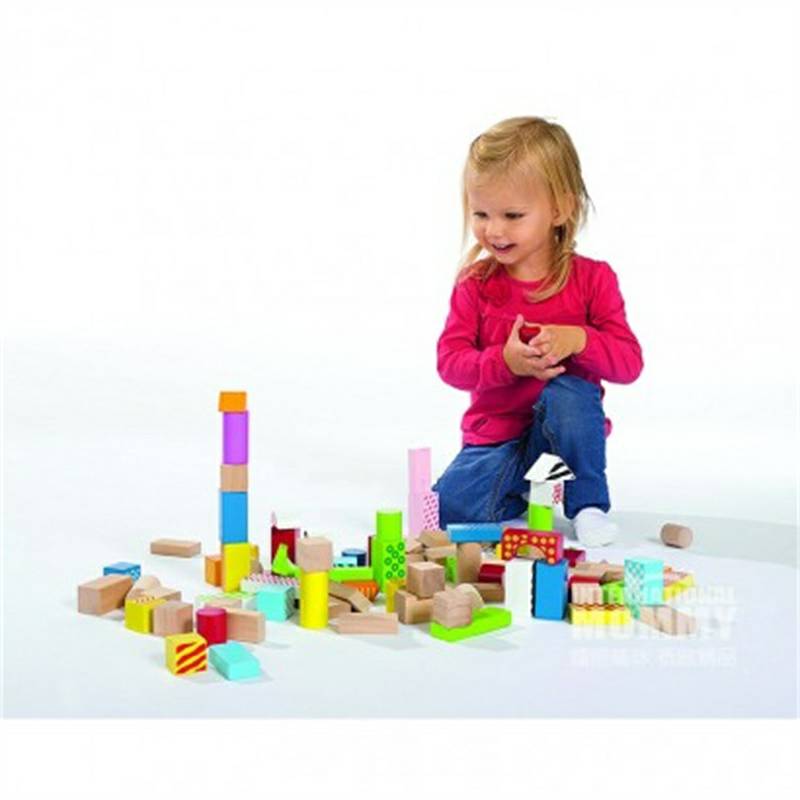 Eichhorn Teka-teki Anak Jerman Blok Bangunan Warna Edisi Luar Negeri