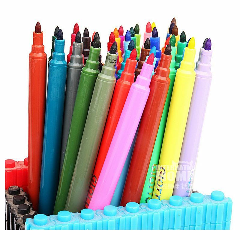 GIOTTO Italy GIOTTO pena cat air tidak beracun yang dapat dicuci 36 bungkus edisi luar negeri