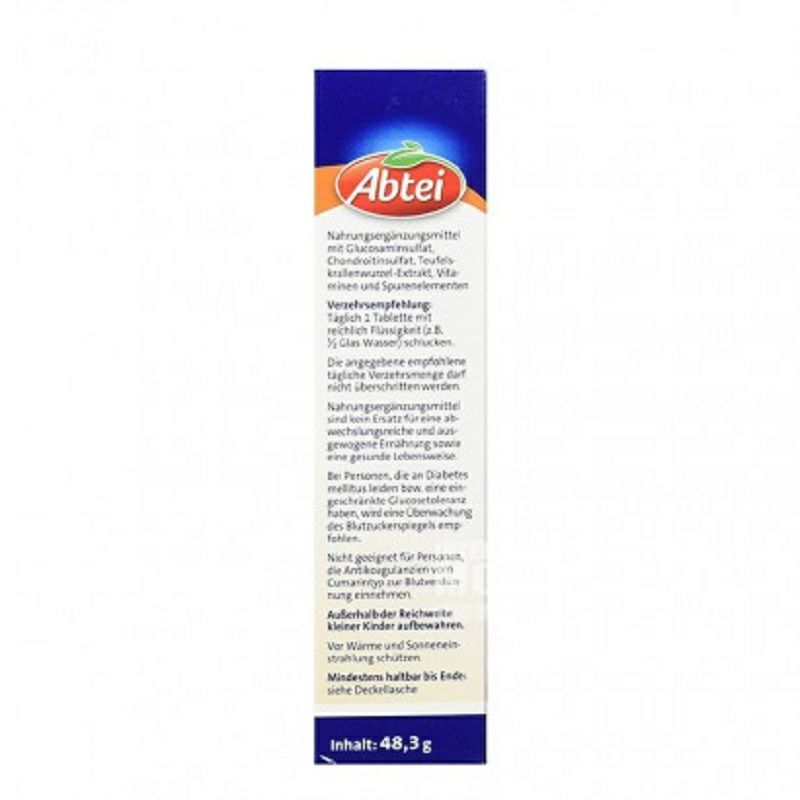Abtei German Collagen Tablets ketidaknyamanan sendi dan lumbar disk versi luar negeri