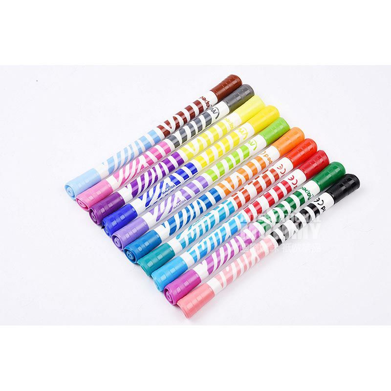 Maped French cat ganda berkepala dua warna cat air pena 10 bungkus edisi luar negeri