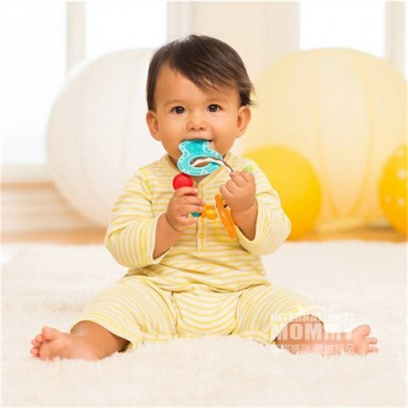 Infantino Infantino Baby Ring Massage Gnawing Gum Overseas Version