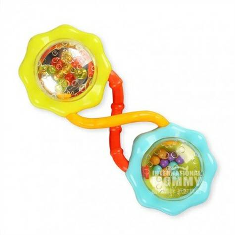 BRIGHT STARTS American Baby Rattle Color Toy Pendidikan Versi Luar Neg...