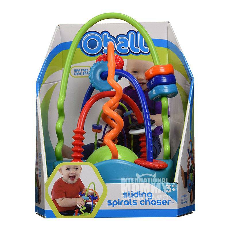 Oball American baby spiral edukasi versi luar negeri