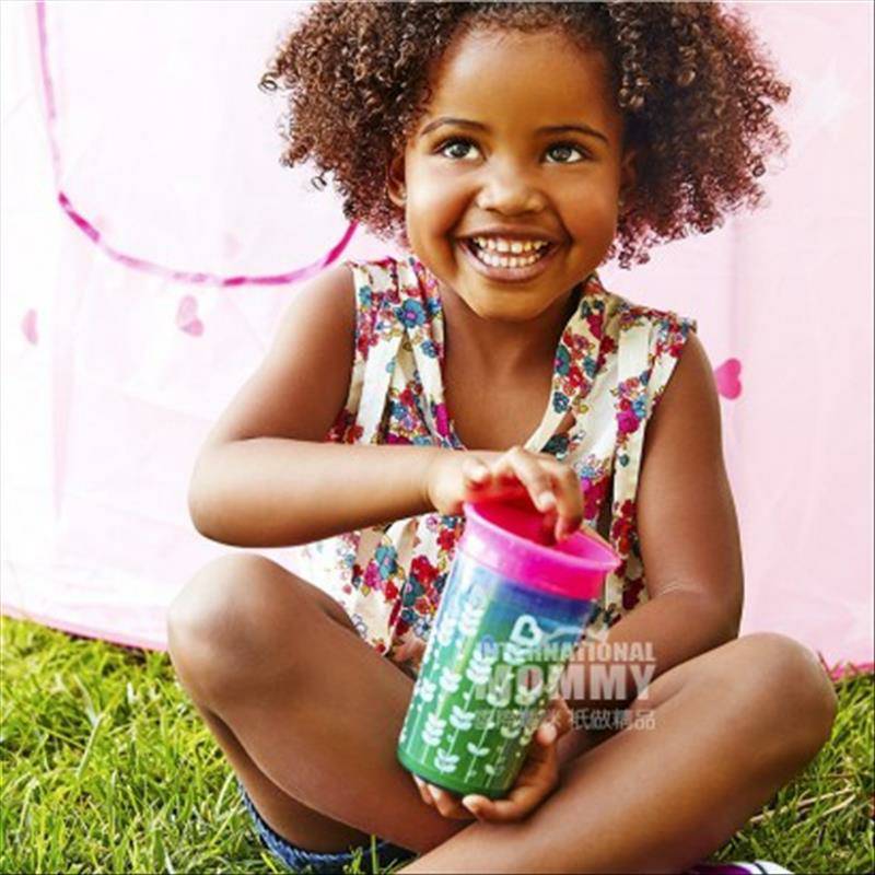Munchkin 360 Derajat Tahan Air Bayi Belajar Minum Cup Tanpa Pegangan 266ml Versi Luar Negeri