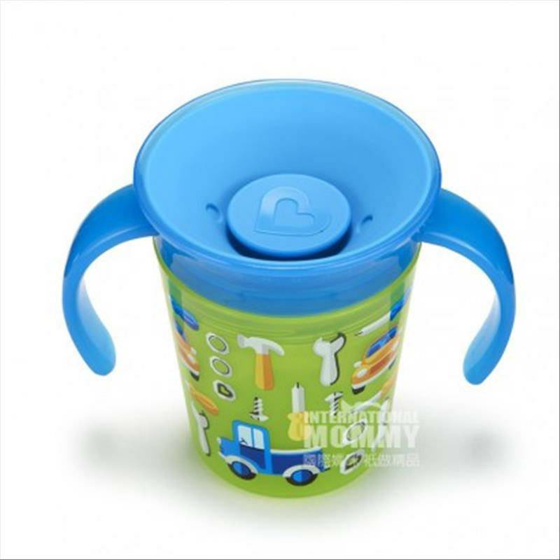 Munchkin Piala belajar bayi anti bocor 360 derajat dengan pegangan versi 177ml di luar negeri