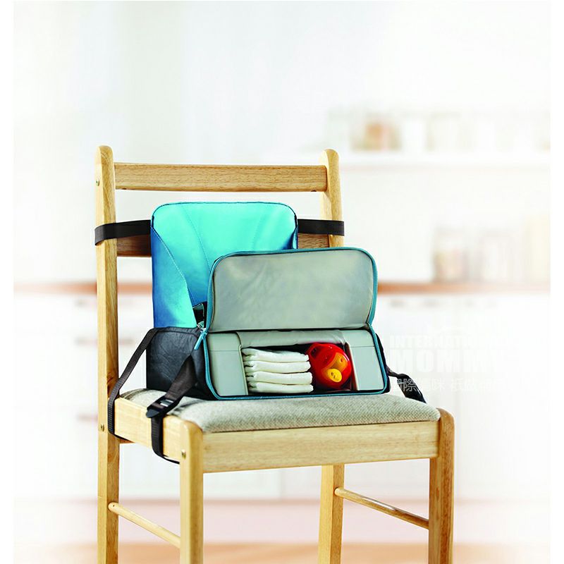 Munchkin Amerika Serikat Kursi Lipat Portabel Bepergian Meningkat Versi Luar Negeri