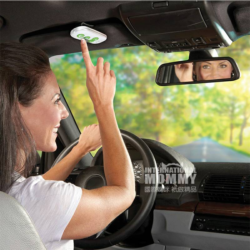 Munchkin US remote control siang dan malam suara dan cermin mobil musik ringan versi luar negeri