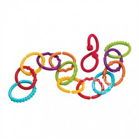 MAINAN MANHATTAN Cincin Warna Bayi Amerika 12 Pack Versi Luar Negeri