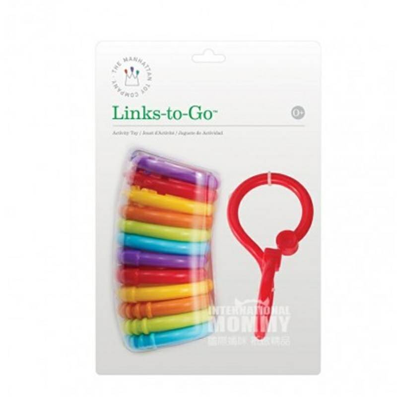MAINAN MANHATTAN Cincin Warna Bayi Amerika 12 Pack Versi Luar Negeri