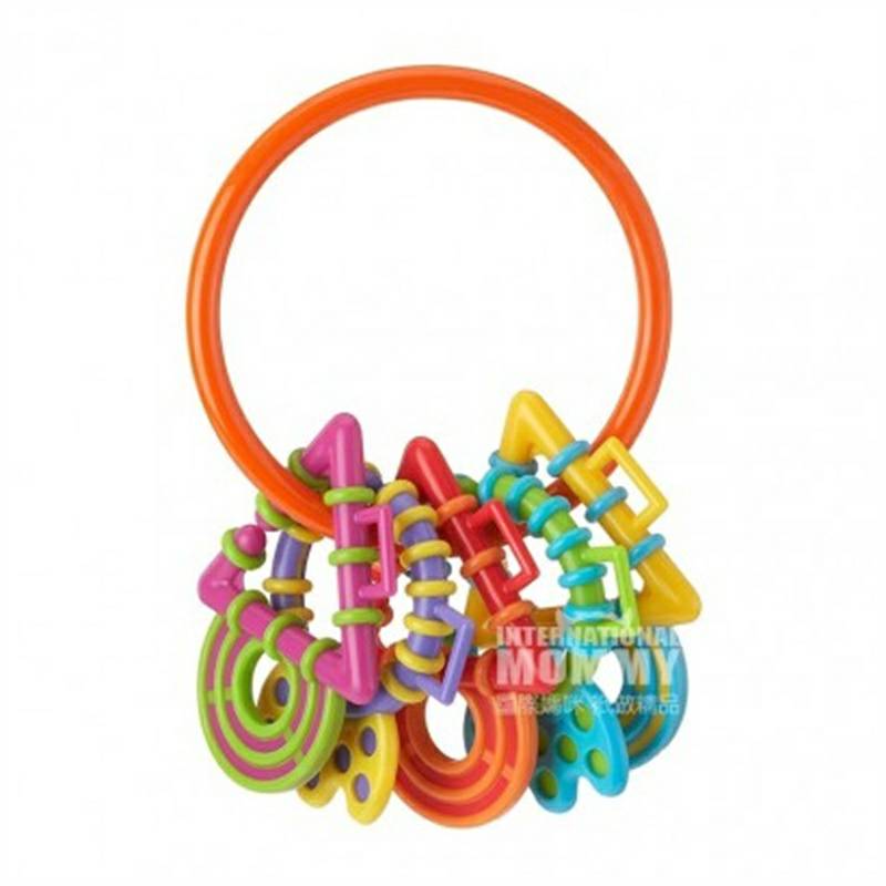 Playgro Australia Pasta gigi warna rattle versi Playgro di luar negeri