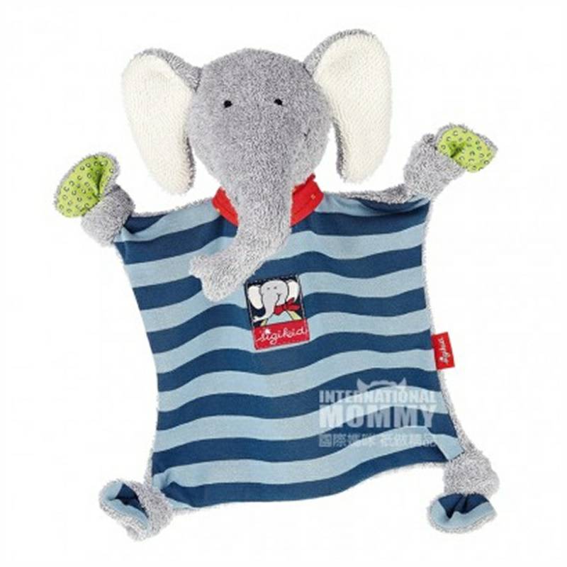 Sigikid Baby German Elephant Soothing Handuk Versi Luar Negeri