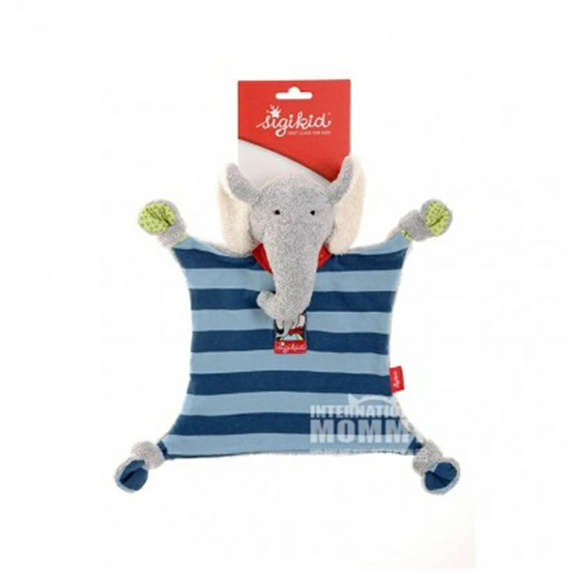 Sigikid Baby German Elephant Soothing Handuk Versi Luar Negeri