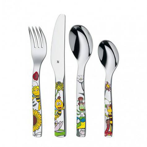 WMF 4 set bagian peralatan makan anak-anak Jerman edisi luar negeri