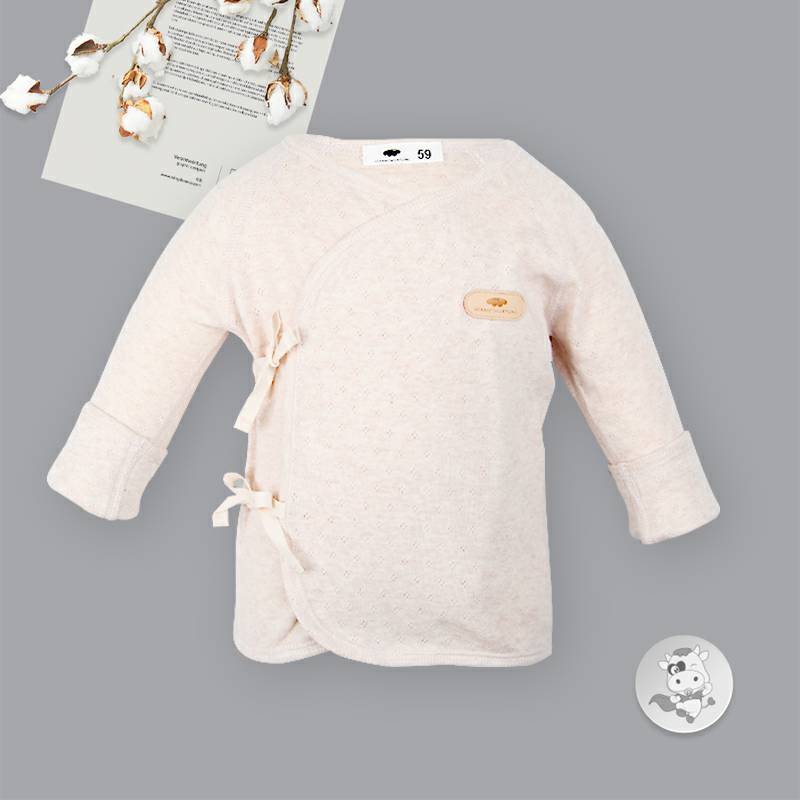 Verantwortung pria dan wanita bayi katun warna organik empat musim bagian tipis baru lahir benang jacquard atas