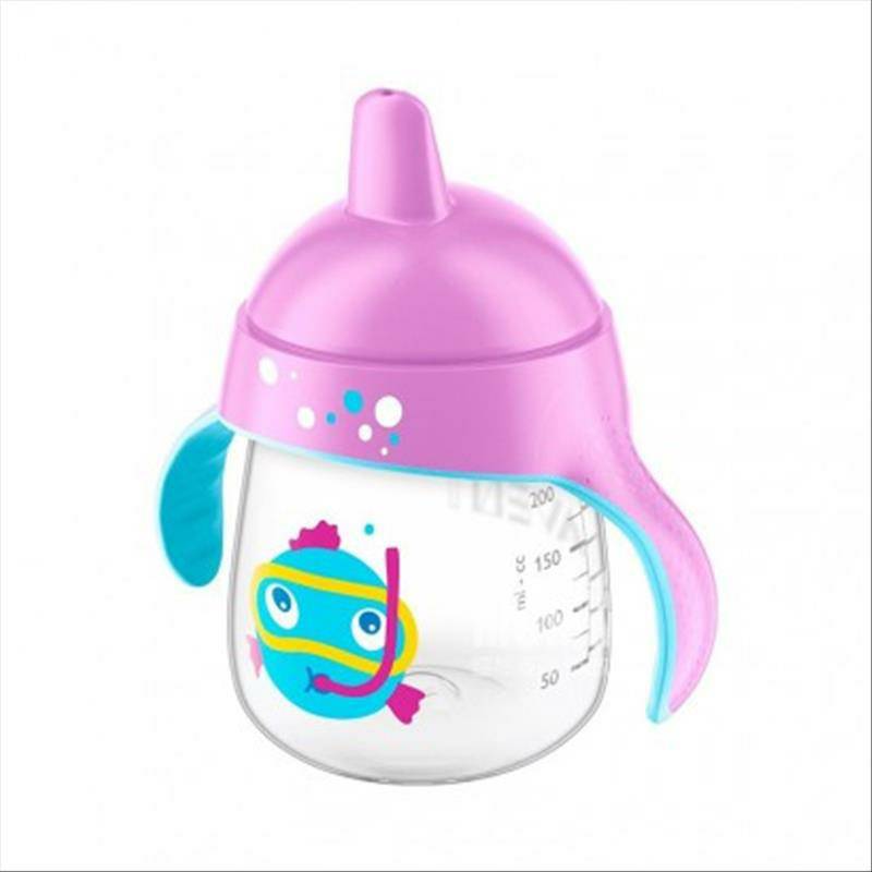 PHILIPS AVENT Cup belajar duckbill kartun Inggris versi 260ml di luar negeri